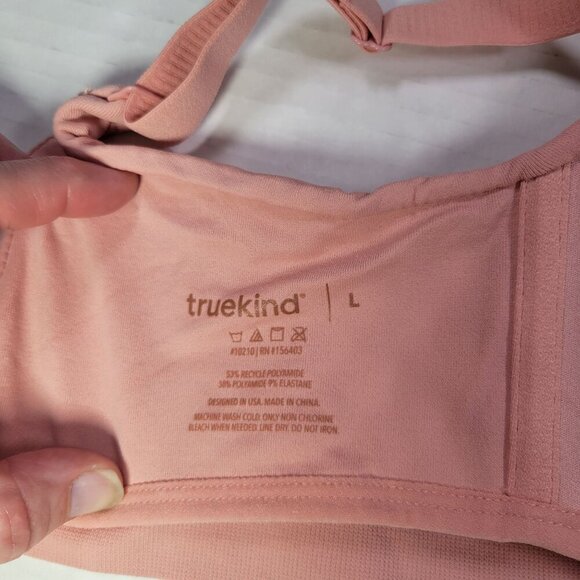 Truekind Rose Supportive Comfort Wireless Shaping Bra #10210 Size L - Picture 4 of 4